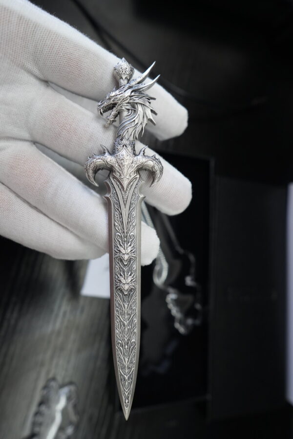 2025 South Korea 2.5 oz Silver Sword of Chiwoo – Antique Finish in Capsule with Box