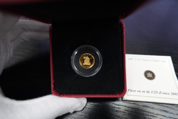2007 50c The Wolf – 1/25 oz Pure Gold Coin (box and COA) - Image 4