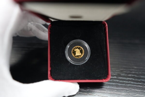 2007 50c The Wolf – 1/25 oz Pure Gold Coin (box and COA)
