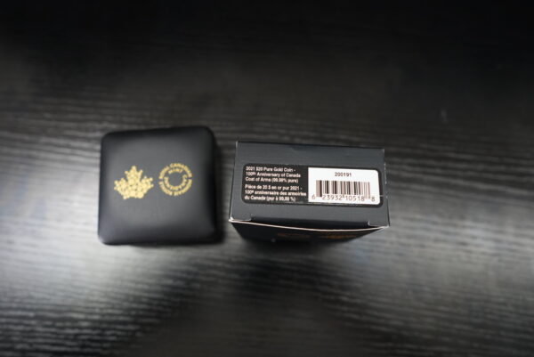 2021 100th Anniversary of Canada's Coat of Arms Gold Coin - Image 4