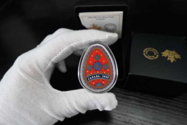 2025 $20 Pysanka – 1 oz Pure Silver Coloured Coin