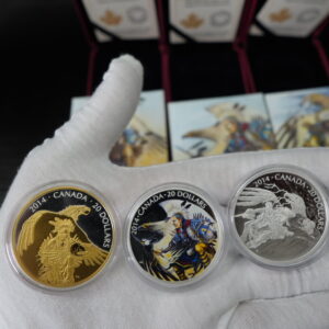 2014 1 oz. Fine Silver 3-Coin Set – Legend of Nanaboozhoo