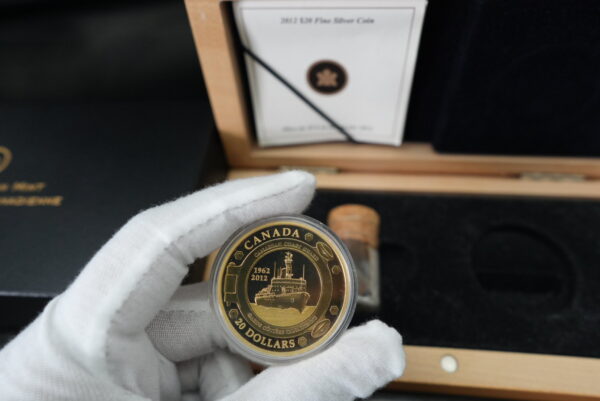 2012 $20 50 Years of the Canadian Coast Guard – Pure Silver Coin