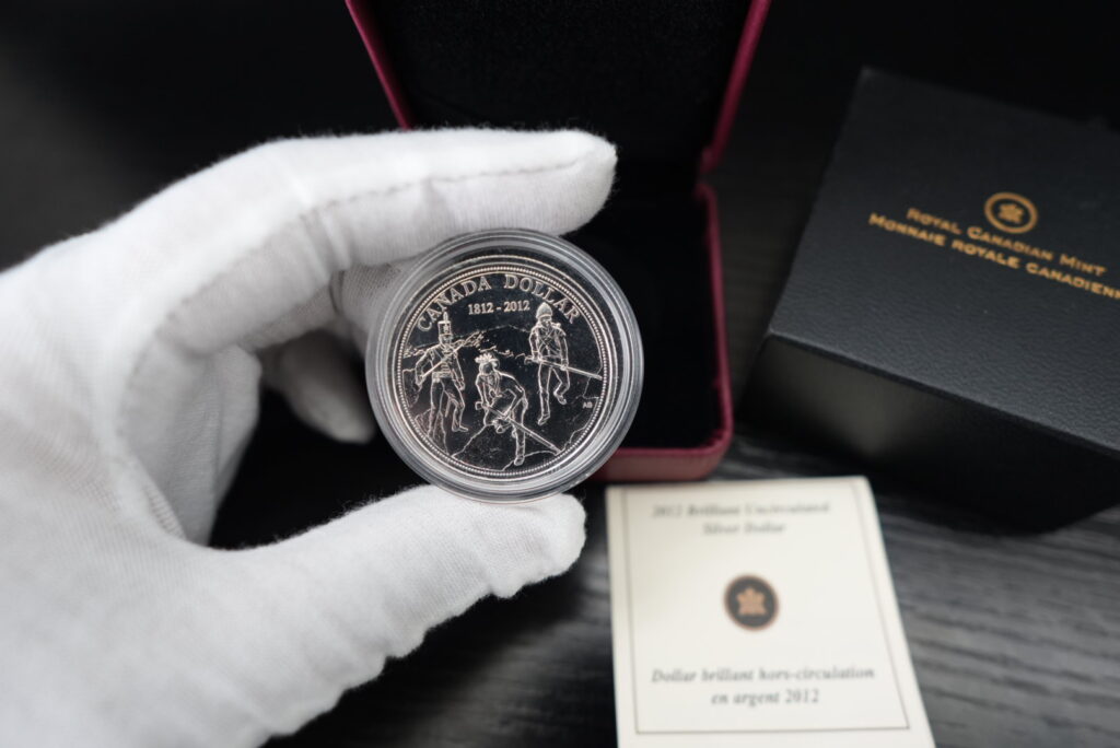 2012 $1 War of 1812 200th Anniversary – Pure Silver Dollar (BU)
