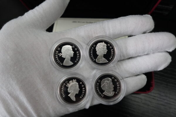 2004 50¢ Coat of Arms of Canada – Sterling Silver 4-Coin Set - Image 4