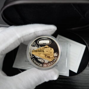 2003 $20 C.N.R. FA-1 Diesel Electric Locomotive – Sterling Silver Coin