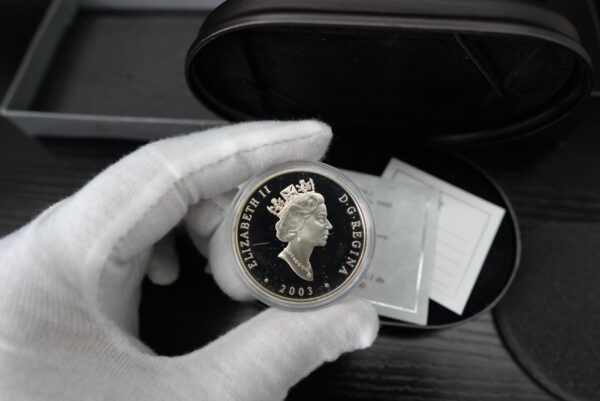 2003 $20 C.N.R. FA-1 Diesel Electric Locomotive – Sterling Silver Coin - Image 2