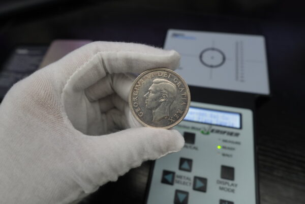1948 Canada Silver Dollar – AU-55/MS-60 – Possible Double HP Variety – Key Date - Image 2