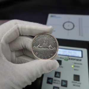 1948 Canada Silver Dollar – AU-55/MS-60 – Possible Double HP Variety – Key Date