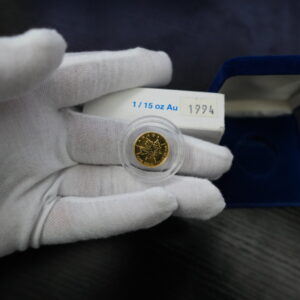 1994 $2 Gold Maple Leaf – 1/15 oz .9999 Coin | Original Mint Seal | 1-Year Mintage