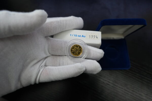 1994 $2 Gold Maple Leaf – 1/15 oz .9999 Coin | Original Mint Seal | 1-Year Mintage