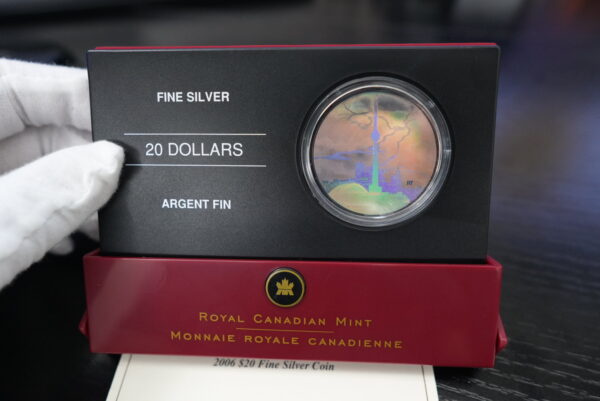 2006 $20 CN Tower – Pure Silver Coin | Royal Canadian Mint