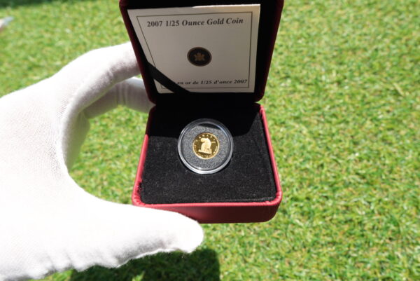 2007 50c The Wolf – 1/25 oz Pure Gold Coin (box and COA)