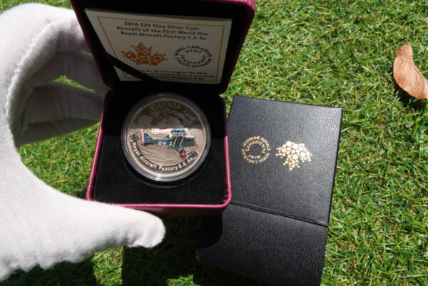 2016 $20 Aircraft of the First World War – 1 oz Fine Silver Coin | Royal Canadian Mint - Image 4