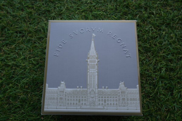 2017 $1 Commemorative Royal Visit – Parliament Building Renewed Silver Dollar | 2 oz Pure Silver - Image 2