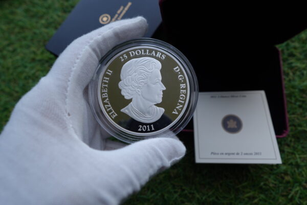 2011 $25 Toronto City Map Coin – 2 oz Fine Silver Proof with Gold Plating | Royal Canadian Mint - Image 4