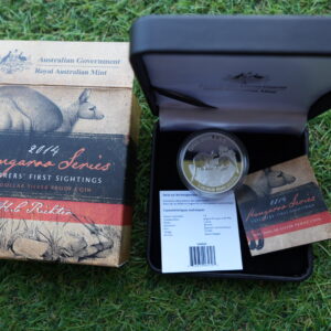 2014 $1 Kangaroo Series – Explorers' First Sightings | 1 oz Pure Silver Coin