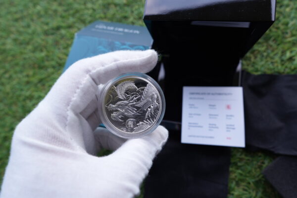 2024 Lunar Dragon $1 Silver Proof Coin – 1 oz .999 Fine Silver | Niue - Image 6