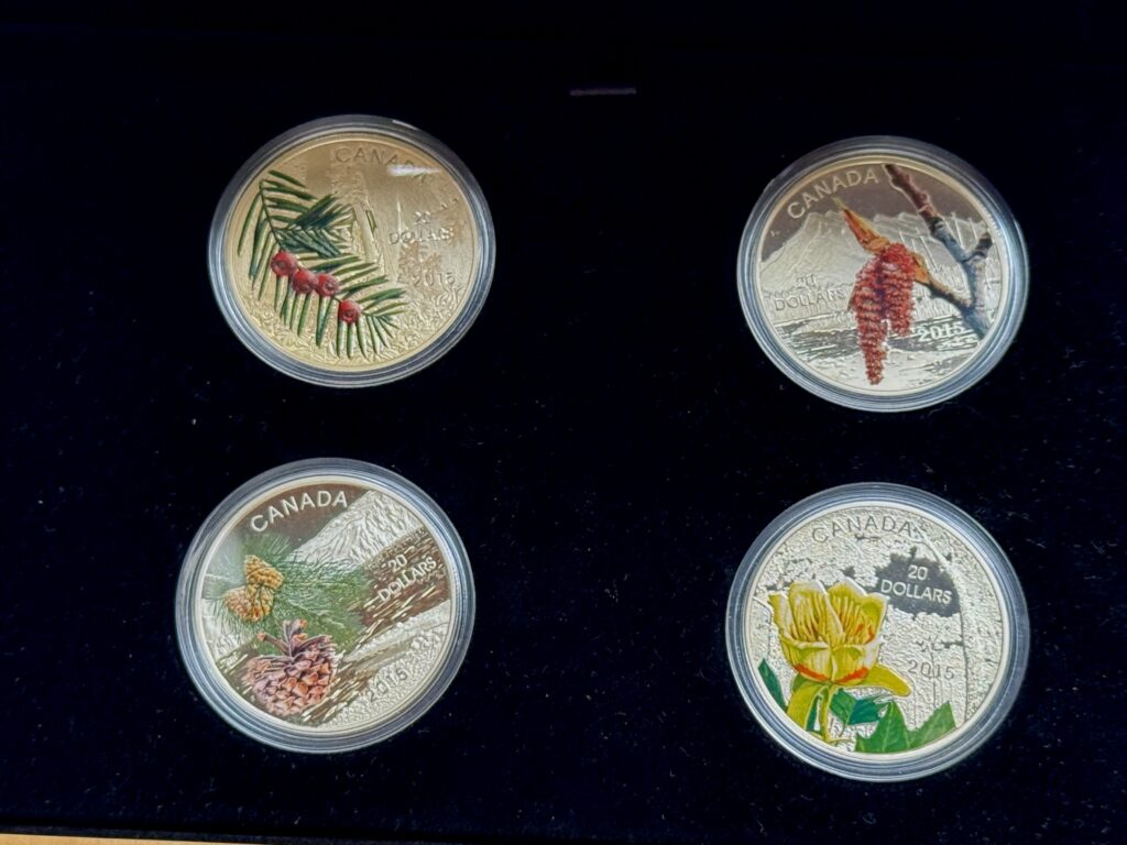 2015 $20 Set of 4 Forests of Canada