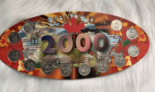 2000 Canada Millennium 12-Quarter Coin Set - “Canada in the World”