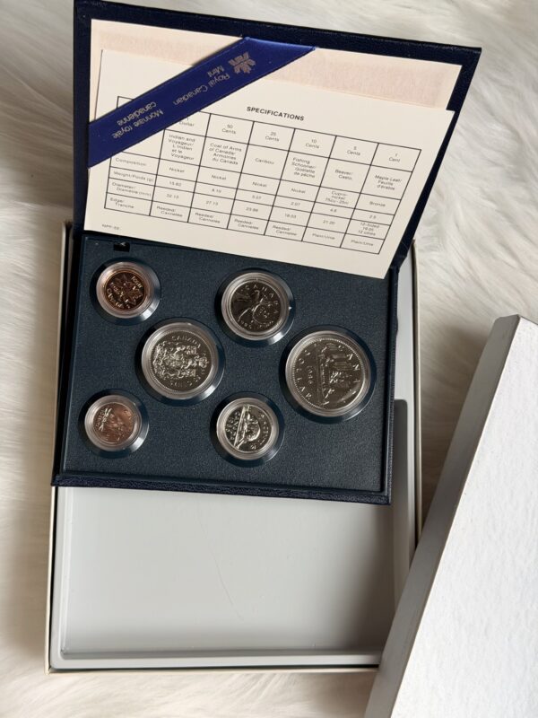 1986 Canada Select Gem Uncirculated Proof-Like Set – Presented in an official Royal Canadian Mint hard presentation case
