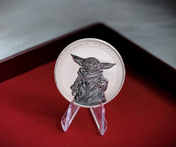 2021 Niue $2 Star Wars: Grogu (“Baby Yoda”) – 1 oz .999 Fine Silver Coin