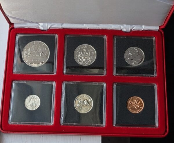 1978 Canada Select Gem Uncirculated Proof-Like Set – Red Leather-Like Presentation Case