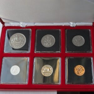 1977 Canada Select Gem Uncirculated Proof-Like Set – Red Leather-Like Presentation Case