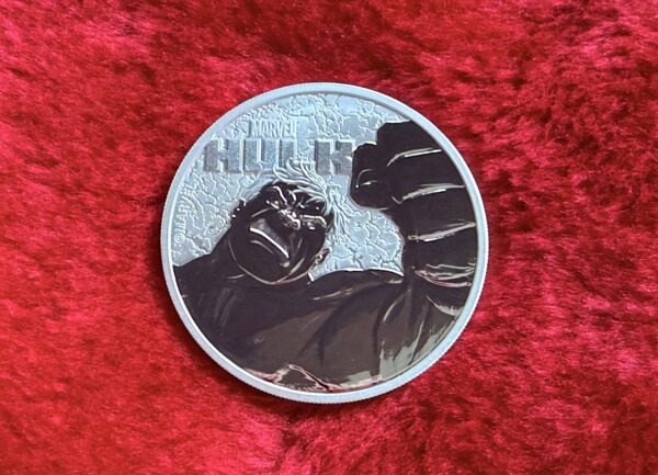 2019 Tuvalu $1 Marvel Series – Hulk – 1 oz .9999 Fine Silver Coin (BU)