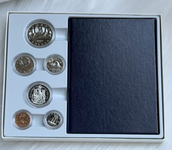 1984 Canada Select Gem Uncirculated Proof-Like Set – Presented in an official Royal Canadian Mint hard presentation case