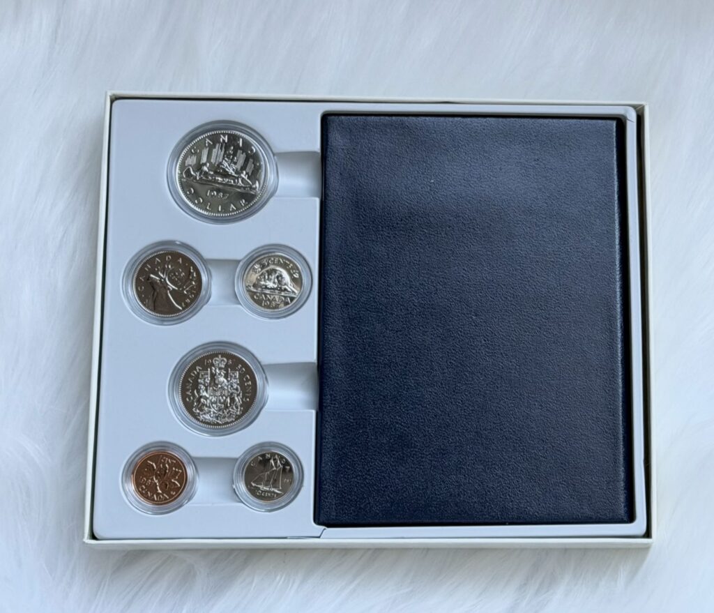 1987 Canada Select Gem Uncirculated Proof-Like Set – Presented in an official Royal Canadian Mint hard presentation case