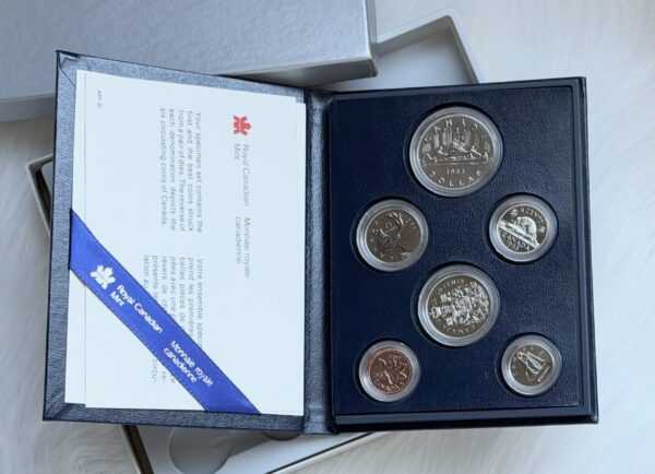1983 Canada Select Gem Uncirculated Proof-Like Set – Presented in an official Royal Canadian Mint hard presentation case
