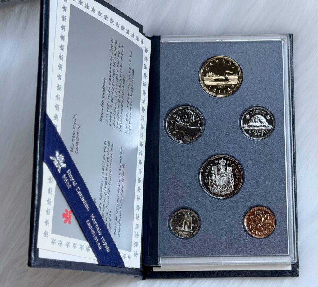 1994 Canada Select Gem Uncirculated Proof-Like Set – Presented in an official Royal Canadian Mint hard presentation case
