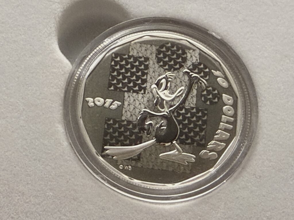 Daffy Duck – Looney Tunes™ $10 Silver Coin (2015)