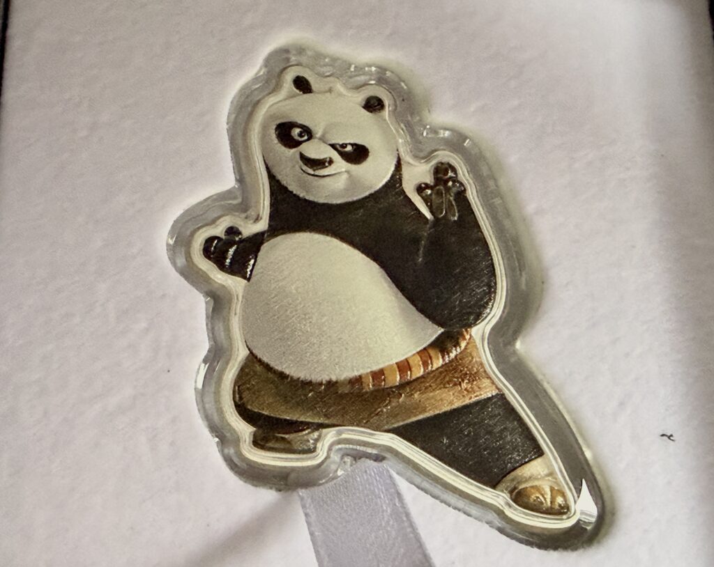 Kung Fu Panda™ Po – 1 oz Shaped Silver Coin (2023, Niue)