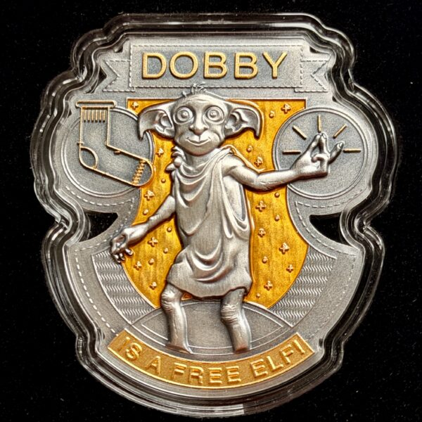 Harry Potter™ – Dobby, A Free Elf – 2024 $5 2 oz Pure Silver Coin
