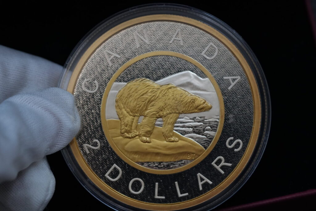 2015 $2 Big Coin Series: Polar Bear - Gold-Plated