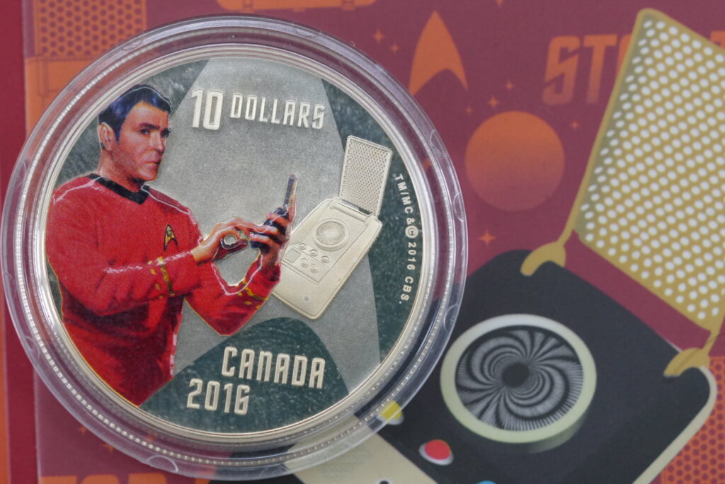 Beam Me Up, Scotty – 2016 $10 Star Trek™ Silver Coin (½ oz)