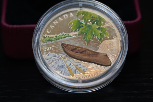 Canoe to Tranquil Times – 2017 $20 Pure 1 0z Silver Coin