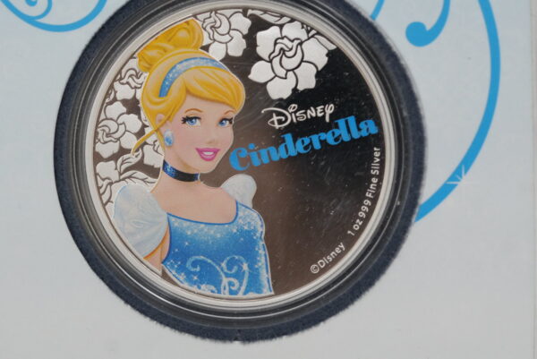 Cinderella’s Dream – 2015 $2 Disney Princess 1 oz Silver Coin