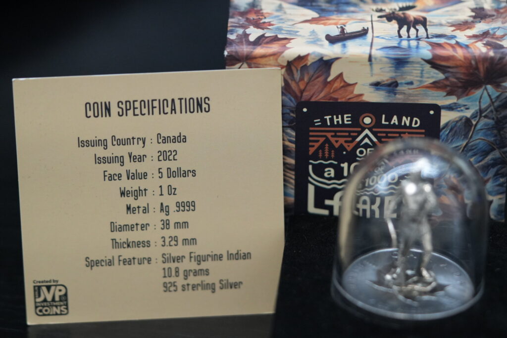 Land of a Thousand Lakes – 2023 $5 Maple Leaf Silver Coin