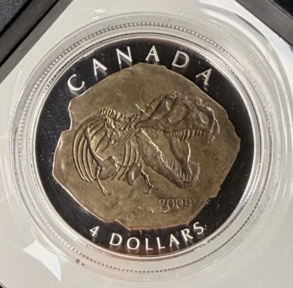 Tyrannosaurus Rex – 2009 $4 Pure Silver Coin