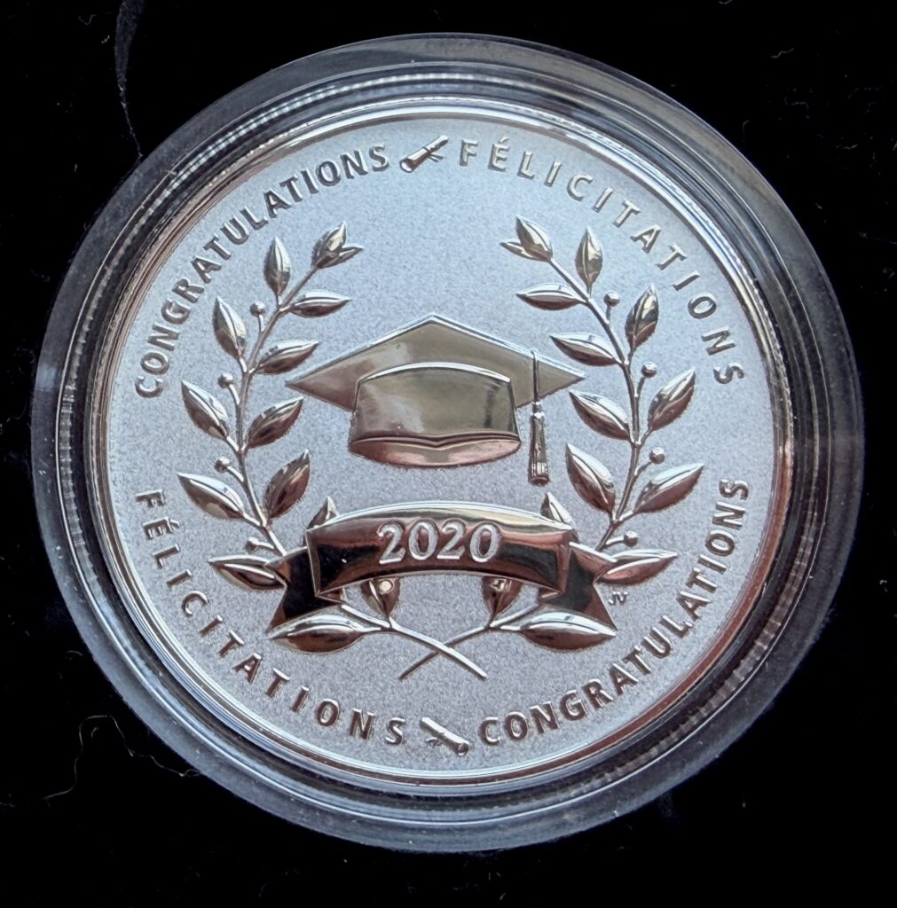 Congratulations on Your Graduation – 2020 $10 Pure Silver Coin