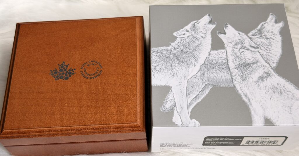 Master of the Land: Timber Wolf – 2017 $20 Pure Silver Coin