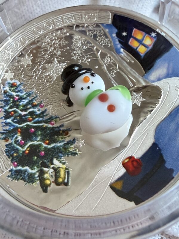 Venetian / Murano Snowman – 2014 $20 1 oz Pure Silver Coin